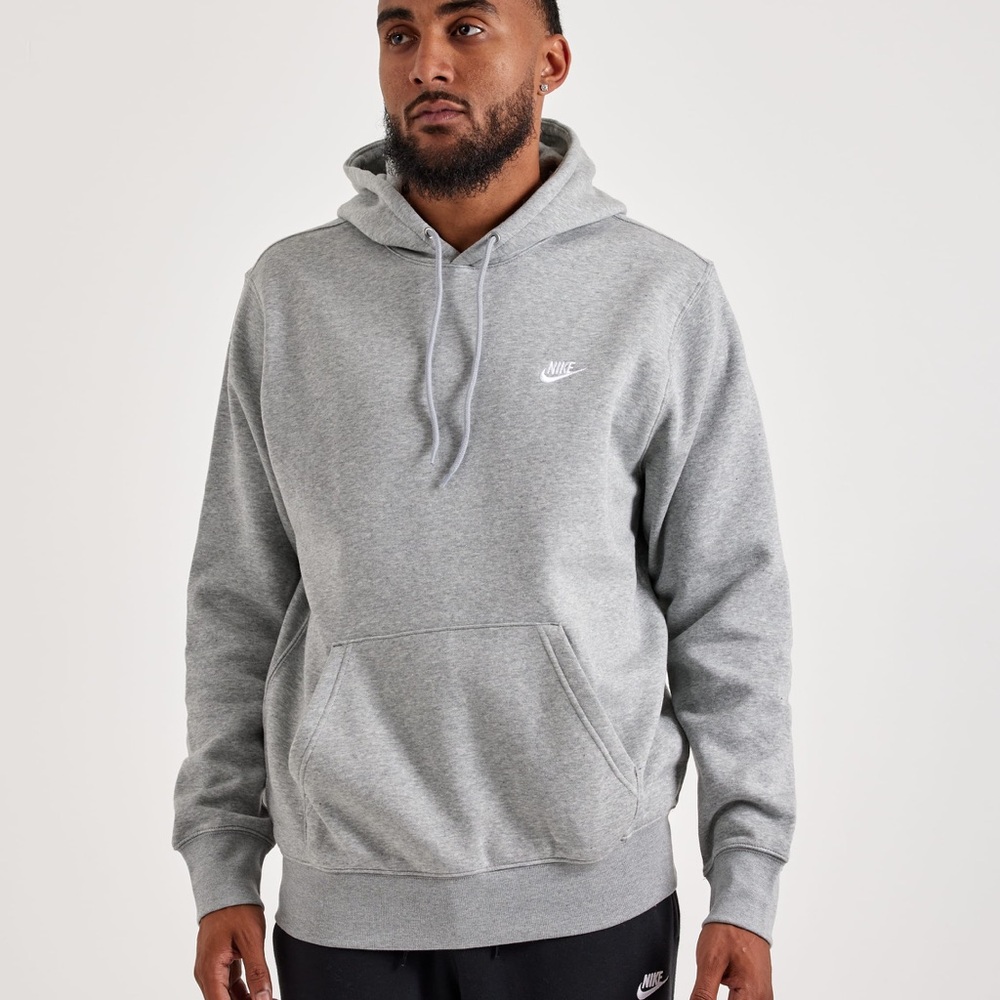Nike Men's Heather Gray Hoodie